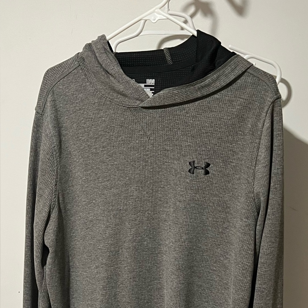 UA Gray ColdGear Hoodie